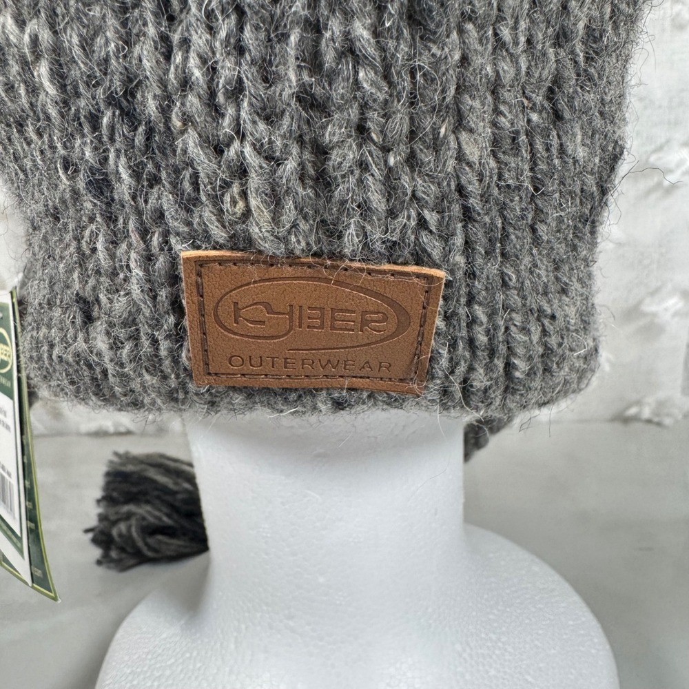 Kyber Outerwear Wool Koala Bear Hat Ear Flaps Funky Zoo Collection Adult L New - Picture 6 of 14